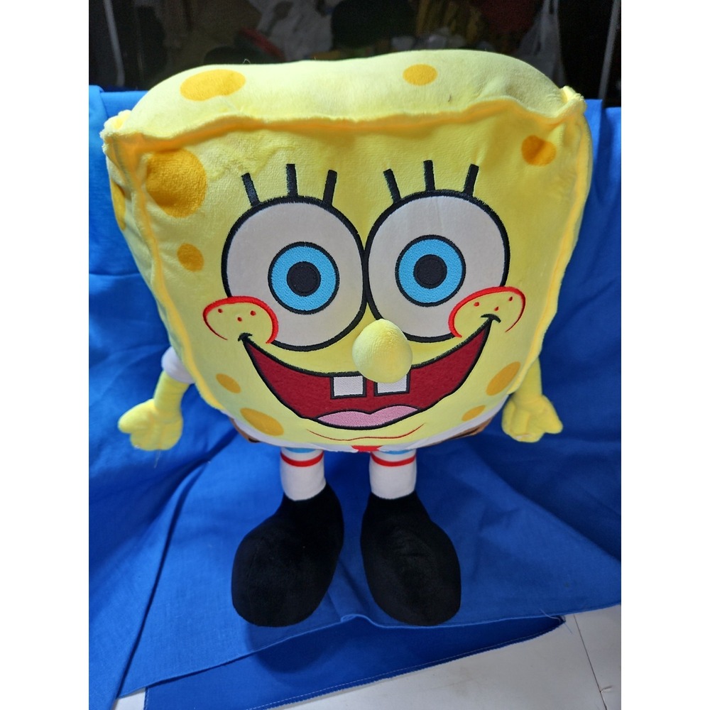 Spongebob SquarePants Large 18" Plush FREESTANDING Embroidered